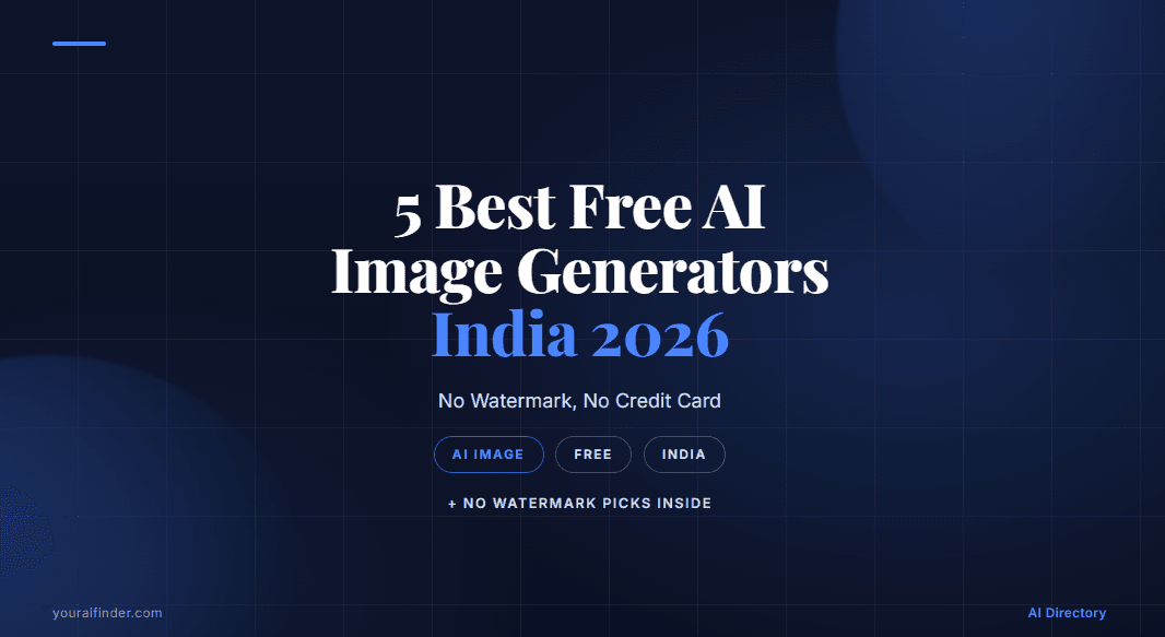 5 Best Free AI Image Generators India 2026 (No Watermark)