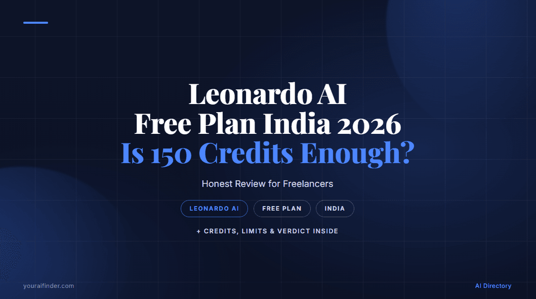 Leonardo AI Free Plan India 2026 — Is 150 Tokens Enough?