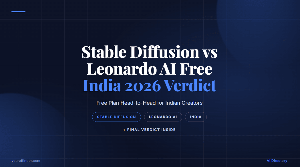 Stable Diffusion vs Leonardo AI Free: India 2026 Verdict