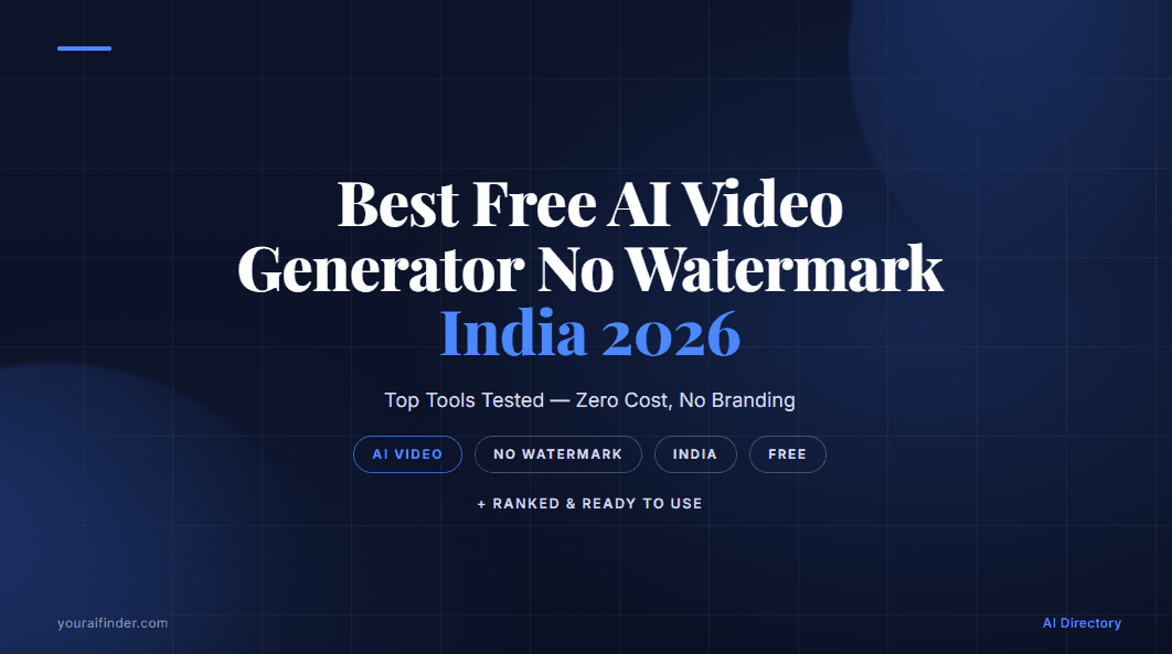 Best Free AI Video Generator No Watermark India 2026