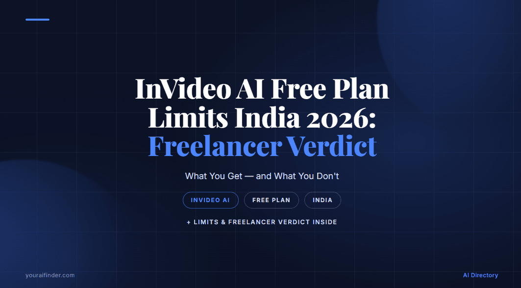 InVideo AI Free Plan Limits India 2026: Freelancer Verdict