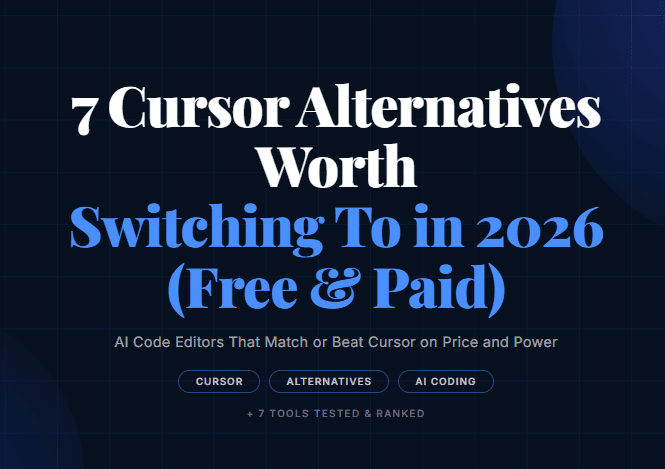 7 Cursor Alternatives Worth Switching To in 2026 (Free & Paid)