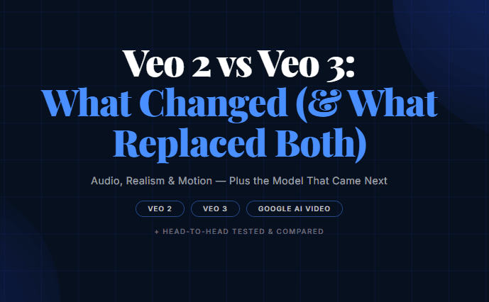 Veo 2 vs Veo 3: What Changed (And What Replaced Both)